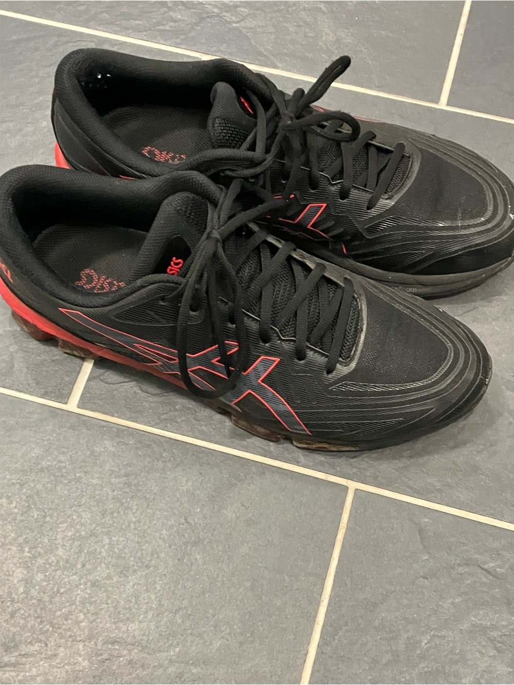 Asics Gel Quantum 360 VII Men's Black/Red Running Shoe